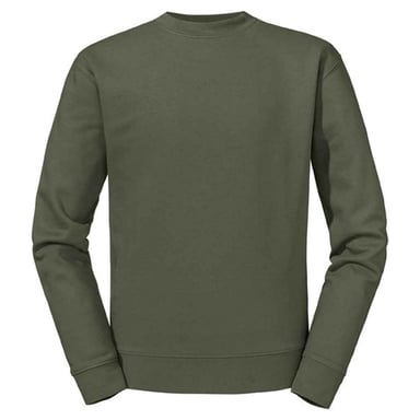 Russell Mens Authentic Sweatshirt (Olive Green)