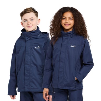 Peter Storm Kids' Downpour 3-in-1 Waterproof Jacket with a Cosy Brushed-back Fleece
