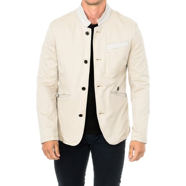 Chaqueta Blazer de manga larga y cuello estilo mao 82954E hombre