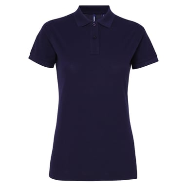 Asquith & Fox Womens/Ladies Short Sleeve Performance Blend Polo Shirt (Navy)