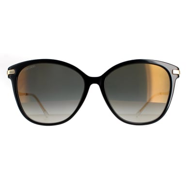 Jimmy Choo Cateye señoras negro gris degradado oro espejo peg/f/s