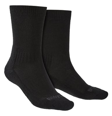 Bridgedale - Calcetines de Merino ligeros para hombre - Negro