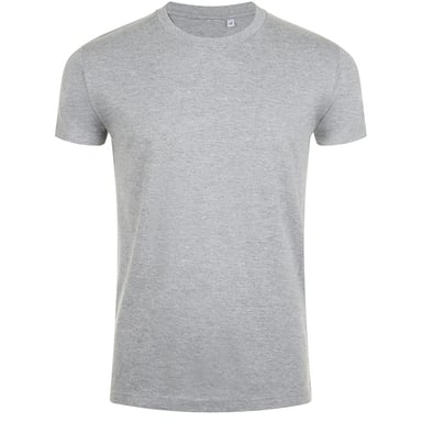 SOLS Mens Imperial Slim Fit Short Sleeve T-Shirt (Grey Marl)