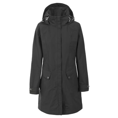 Trespass Womens/Ladies Rainy Day Waterproof Jacket (Black)