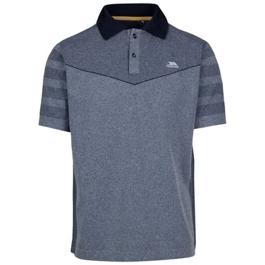 Trespass Mens Nab TP75 Active Polo Shirt (Navy Marl)