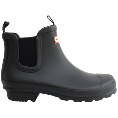 Botas de agua negras Chelsea para niños grandes de Hunter