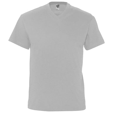 SOLS Mens Victory V Neck Short Sleeve T-Shirt (Grey Marl)