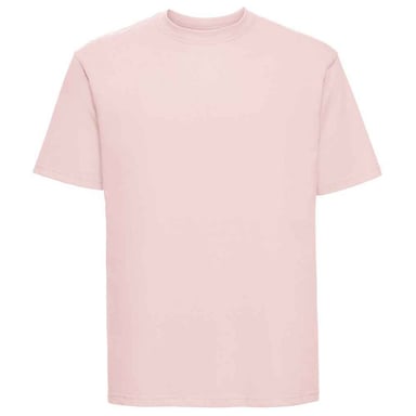 Russell Mens Ringspun Cotton Classic T-Shirt (Powder Rose)
