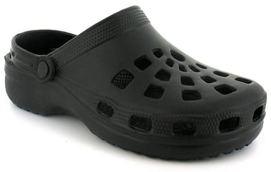 Mens Clog Beach Sandals Pop Slip On black