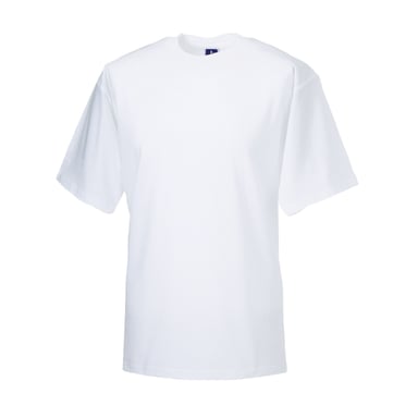 Russell Unisex Adult Super Ringspun Cotton Classic T-Shirt (White)
