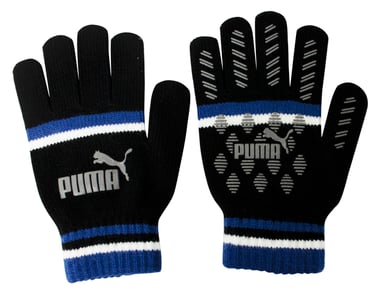 Puma Cat Magic Big Logo Guantes para hombres de invierno Black Blue 041678 01