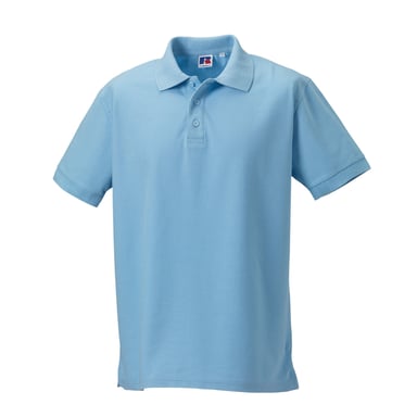 Russell Mens Ultimate Classic Cotton Polo Shirt (Sky)