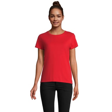 SOLS Womens/Ladies Pioneer T-Shirt (Bright Red)