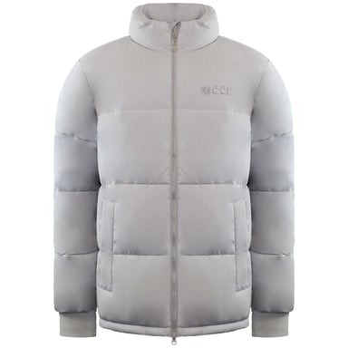 Nicce Mercury Mens Stone Grey Padded Jacket