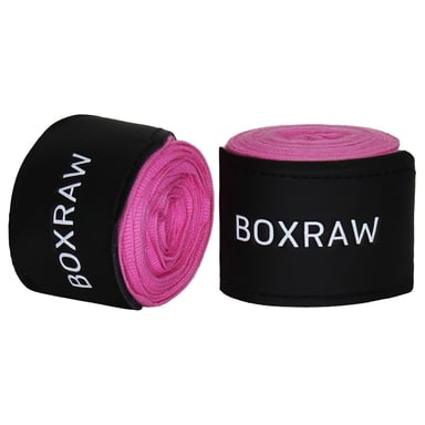 BoxRaw Vendas para manos rosa neón para hombre de 4,6 m
