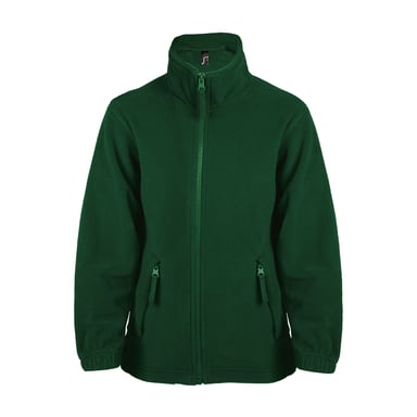 SOLS Childrens/Kids North Zip-Up Fleece Jacket (Forest Green)
