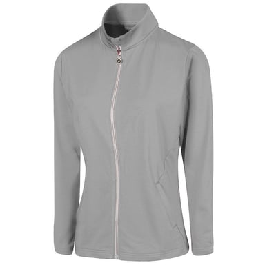 Island Green Womens/Ladies Essential Golf Jacket (Grey)