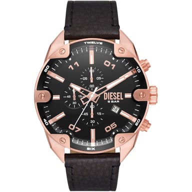 Diesel Spiked Men's Black Watch DZ4607