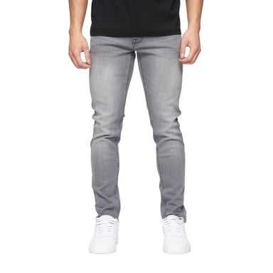 Crosshatch Mens Buraca Slim Jeans (Grey Wash)