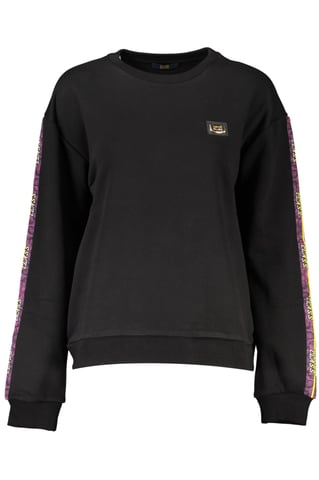 Suéter de Mujer de Algodón Negro Cavalli Class