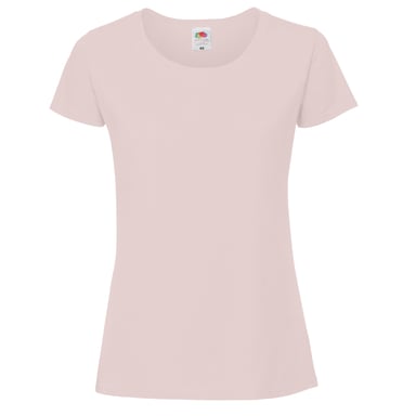Fruit Of The Loom Womens/Ladies Ringspun Premium T-Shirt (Powder Rose)