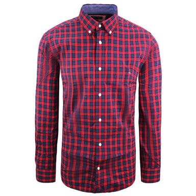Camisa Oxford roja para hombre Eden Park Regular