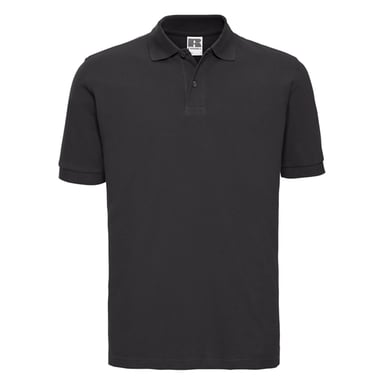 Russell Mens Classic Cotton Polo Shirt (Black)