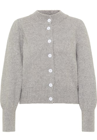 Mymo Cardigan women Grey melange