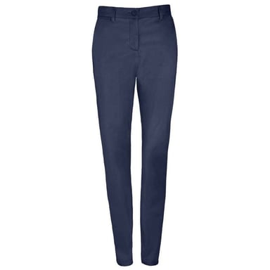 SOLS Womens/Ladies Jared Stretch Suit Trousers (French Navy)