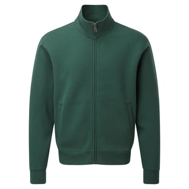 Russell Mens Authentic Full Zip Jacket (Bottle Green)