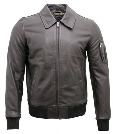 Chaqueta bomber de la Fuerza Aérea de EE. UU. A2 de cuero de vaca