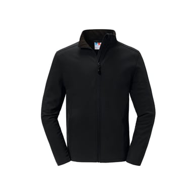 Russell Mens Essential Recycled Soft Shell Jacket (Black)
