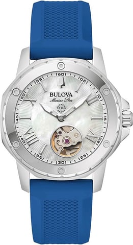 Bulova Marine Star Women's Blue Watch 96L324