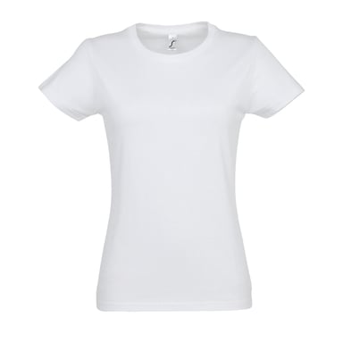 SOLS Womens/Ladies Imperial Short-Sleeved T-Shirt (White)