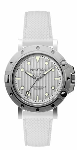 Nautica Reloj Unisex Cuarzo plateado