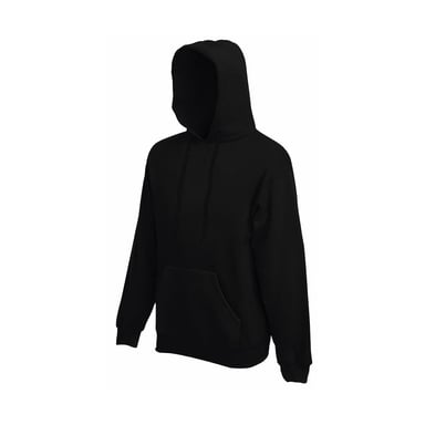 Fruit of the Loom Mens R Hoodie (Black)