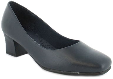 New Womens/Ladies Wide Fitting Court Shoes.(4.5Cm Heel)