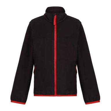 Regatta Childrens/Kids Microfleece Full Zip Fleece Jacket (Black)