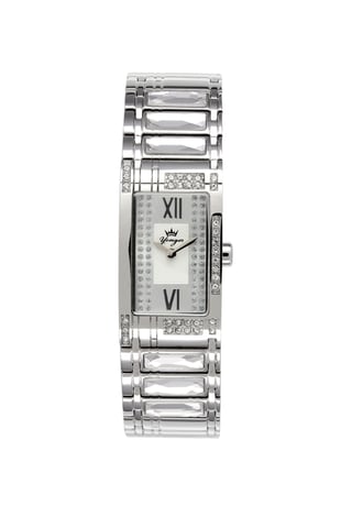 Yonger y Bresson: reloj plateado de acero inoxidable