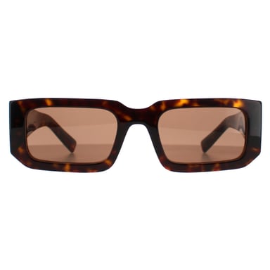 Prada Rectángulo Señoras Tortuga Marrón Oscuro PR06YS