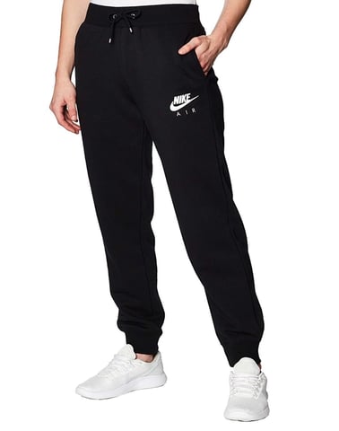 Joggers de tejido polar de corte slim NSW para hombre Nike Air Negro Negro