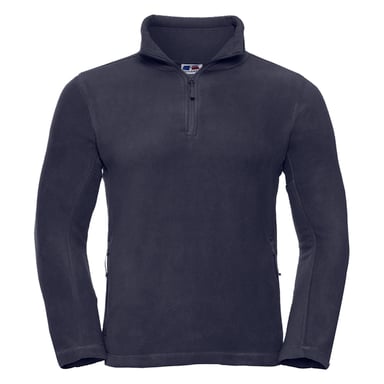 Russell Mens 1/4 Zip Outdoor Fleece Top (French Navy)