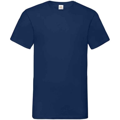Fruit of the Loom Mens Valueweight V Neck T-Shirt (Navy)