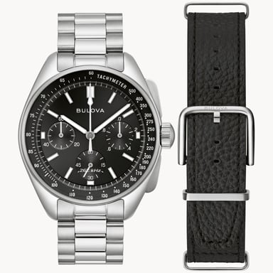 Bulova Lunar Pilot Men's Silver Watch 96K111