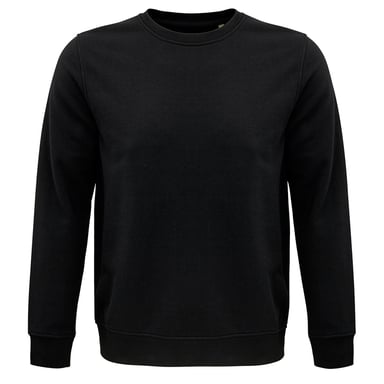SOLS Unisex Adult Comet Organic Sweatshirt (Black)