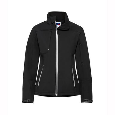 Russell Womens/Ladies Bionic Soft Shell Jacket (Black)