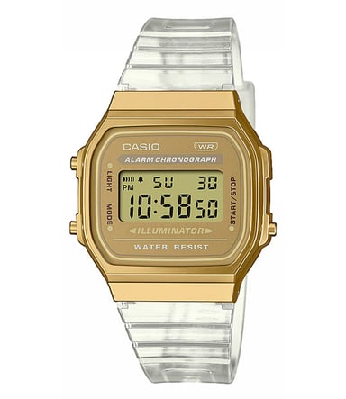 Reloj Transparente Casio Collection Vintage para Mujer A168XESG-9AEF