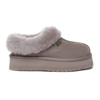 EVER AU Mujer Pantuflas De Piel - Topknot