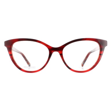 Missoni Cat Eye señoras burdeos cuerno masa 0031