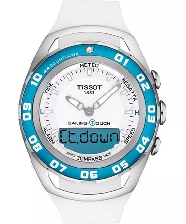 Tissot T-touch Sailing Men's White Watch T0564202701100